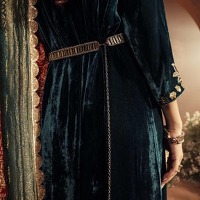 AABIRA KAFTAN [ Emerald Green ]