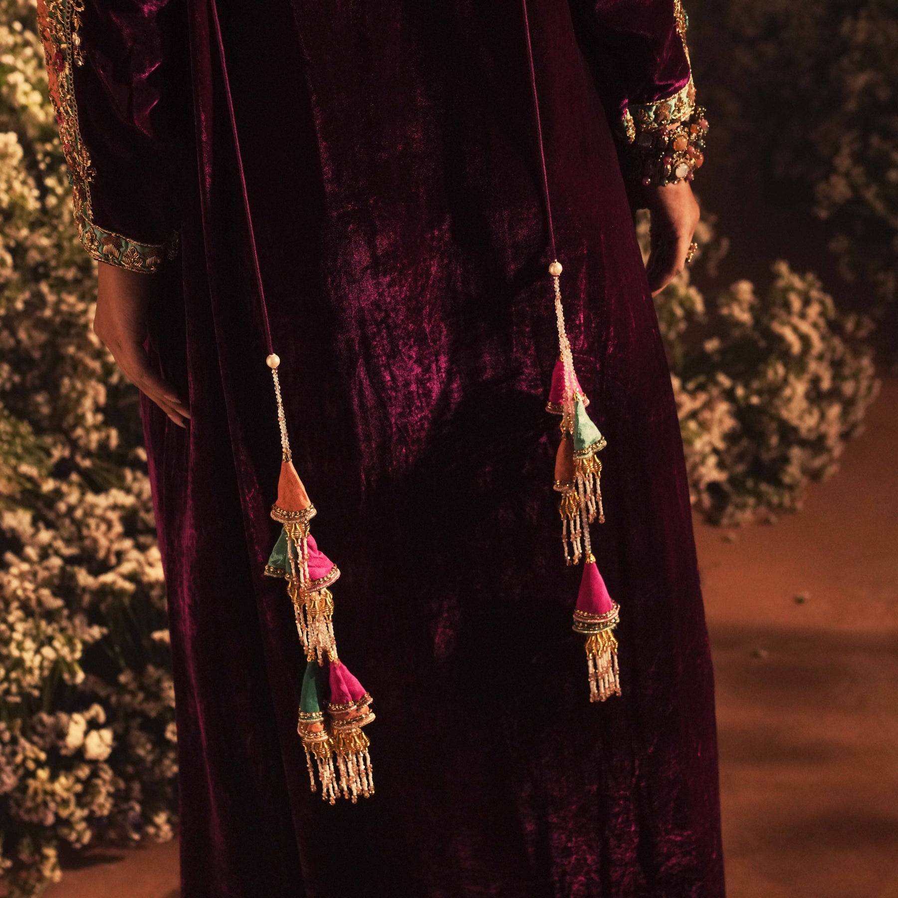 ADAN KAFTAN [ Magenta plum ]