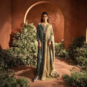 AABIRA KAFTAN [ Wasabi Green ]