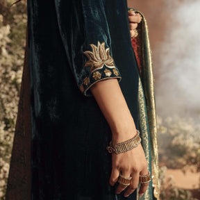 AABIRA KAFTAN [ Emerald Green ]