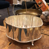 MEDIUM SILVER PLATED BRASS BOWL