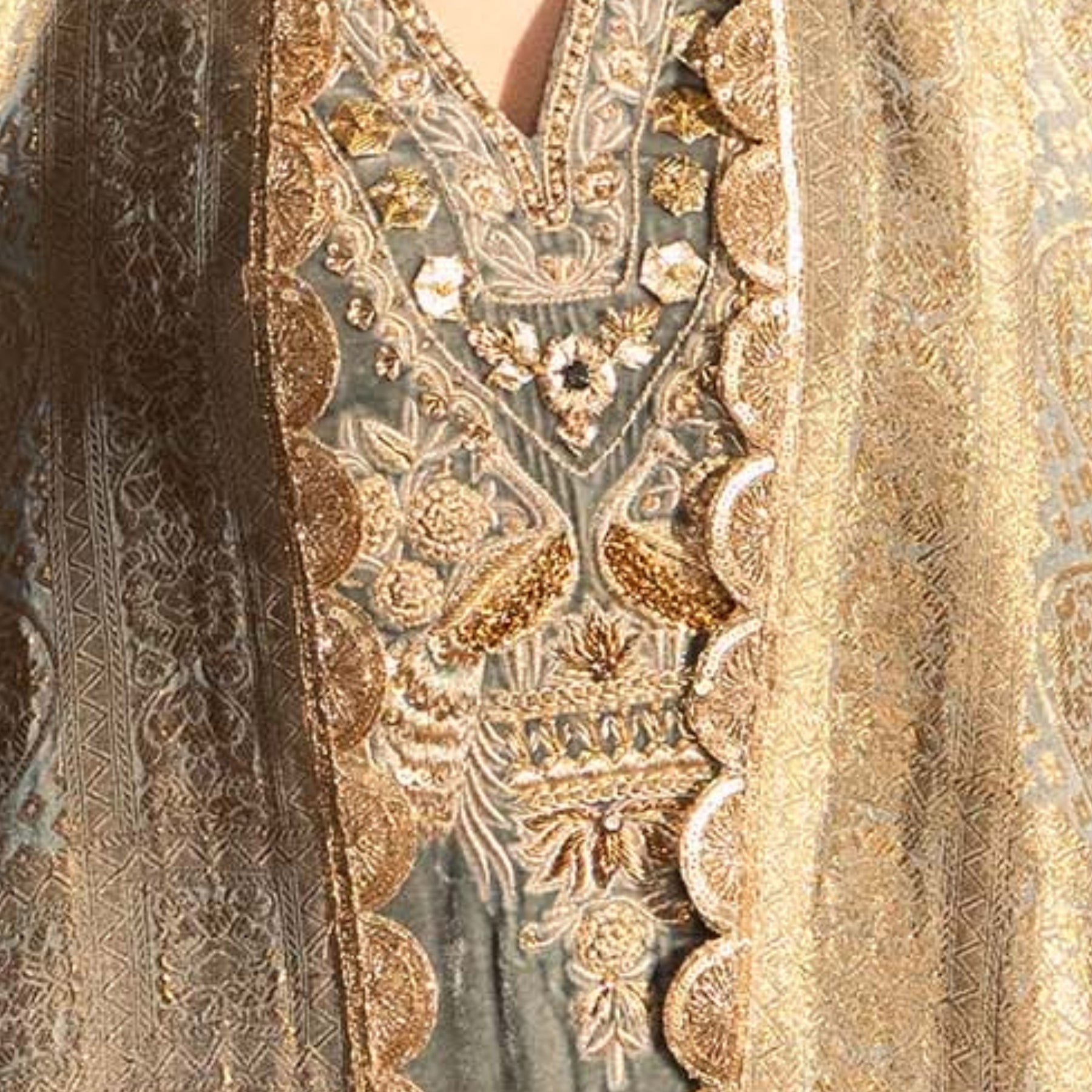 AABIRA KAFTAN [ Wasabi Green ]