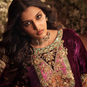 ADAN KAFTAN [ Magenta plum ]