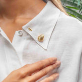 SHELL LAPEL PIN