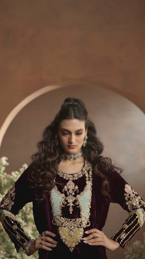 ADAN KAFTAN [  Plum ]